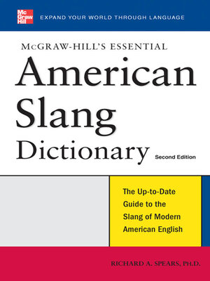cover image of McGraw-Hill's Essential American Slang